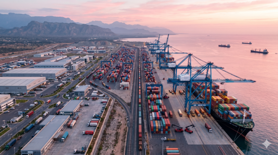 What the future regional logistics hub on the coast of Somalia can look like.