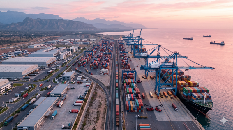 What the future regional logistics hub on the coast of Somalia can look like.
